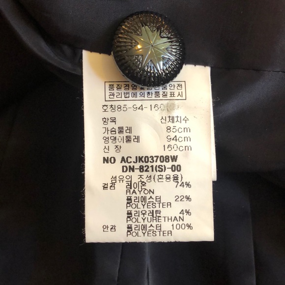 ANA CAPRI long sleeve blazer jacket w/two pockets - Picture 8 of 9